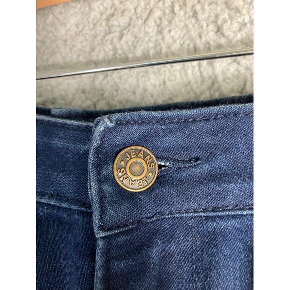 Women's High Rise Blue Jeans Size 14 Medium Wash Clothing - Picture 8 of 10